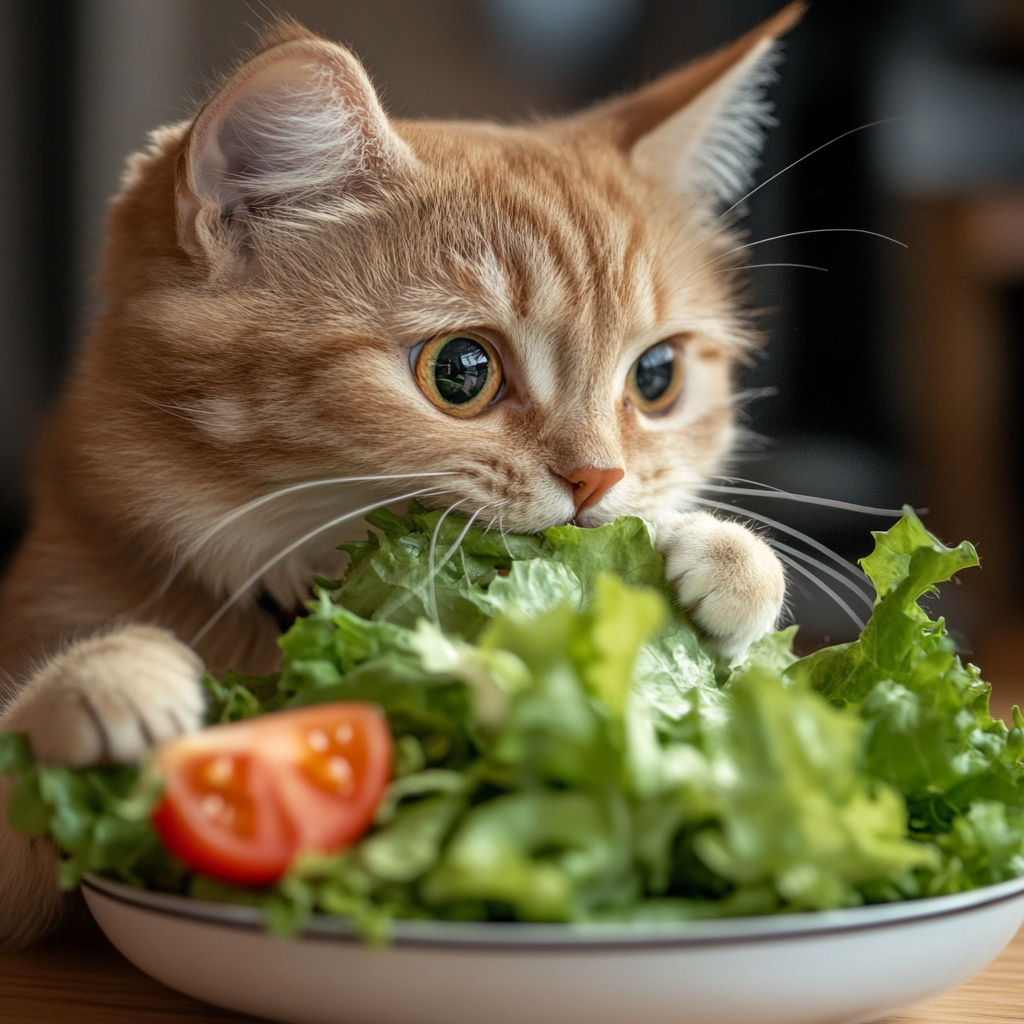 Les légumes autorisés pour le chat